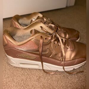 Nike air max 90 metallic rose gold size 6.5 women’s